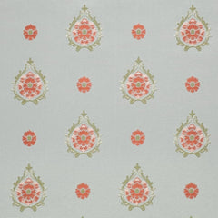 Charlotte Ornamental Upholstery Fabric with Intricate Floral Medallion and Damask-Inspired Designs