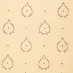 Charlotte Ornamental Upholstery Fabric with Intricate Floral Medallion and Damask-Inspired Designs