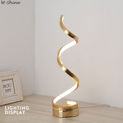 Spiral LED Desk Lamp