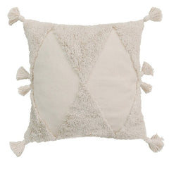 Tufted Tassel Macrame Throw Pillow Cushion Covers