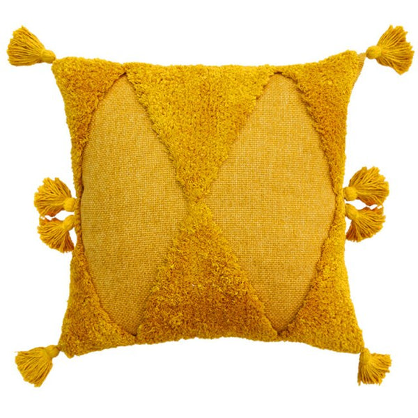 Tufted Tassel Macrame Throw Pillow Cushion Covers