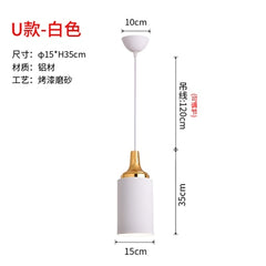 Black or White Retro Industrial Hanging Ceiling Lamps