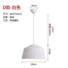 Black or White Retro Industrial Hanging Ceiling Lamps