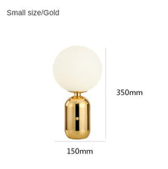 Nordic Glass Ball LED Bedside Lamp