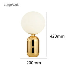 Nordic Glass Ball LED Bedside Lamp