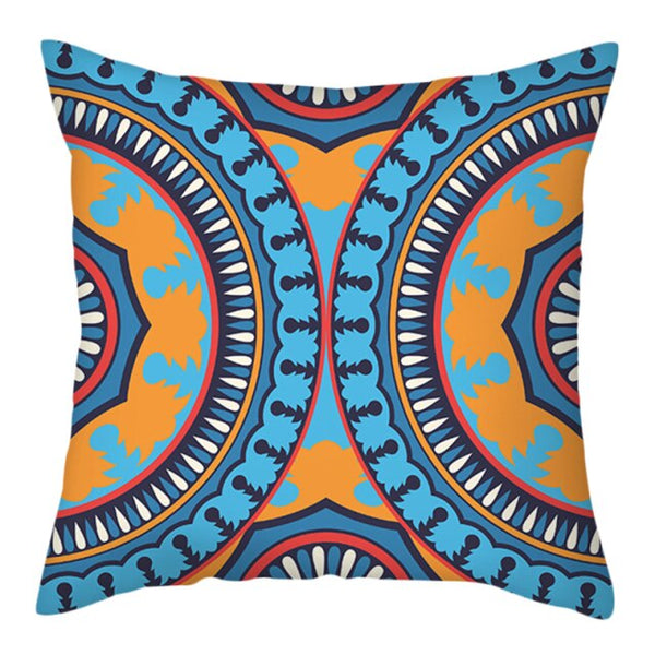 Kaleidoscope Print Throw Pillow Covers