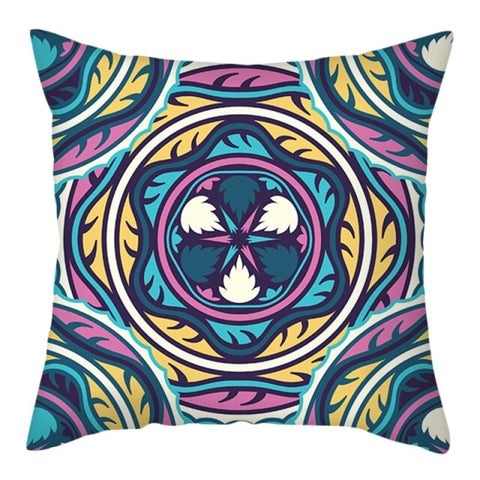 Kaleidoscope Print Throw Pillow Covers