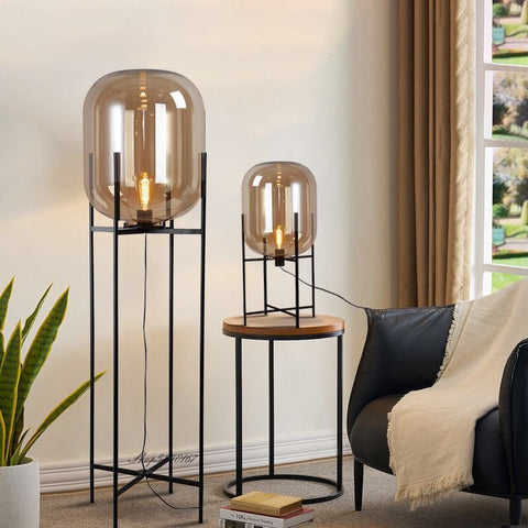 Scandinavian Fire Standing Lamp