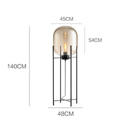 Scandinavian Fire Standing Lamp