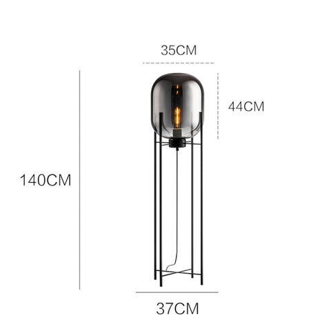 Scandinavian Fire Standing Lamp