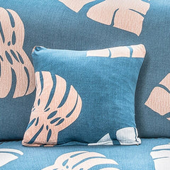 Geometric Pattern & Flower Print Throw Pillow Cushion Covers