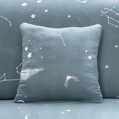 Geometric Pattern & Flower Print Throw Pillow Cushion Covers