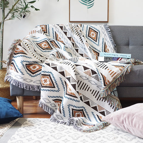 Southwestern Diamond Pattern Throw Blanket