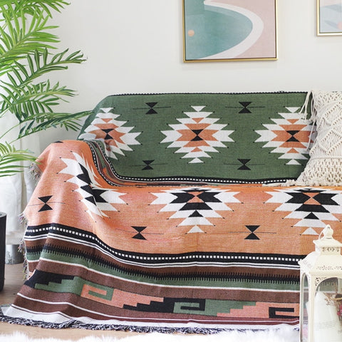 Southwestern Diamond Pattern Throw Blanket