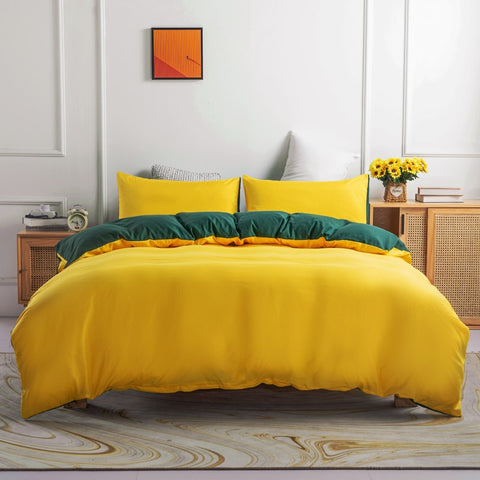 Solid Color Brights & Neutral Duvet Covet Set - 400Thread Count