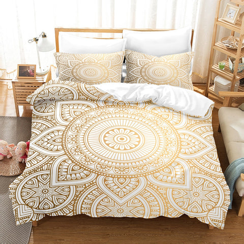 Mandala 3D Design Bedding Set in 6 Colors