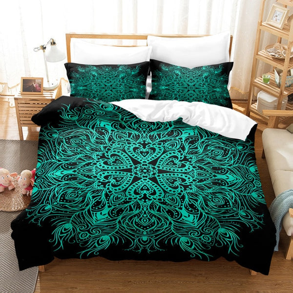 Mandala 3D Design Bedding Set in 6 Colors