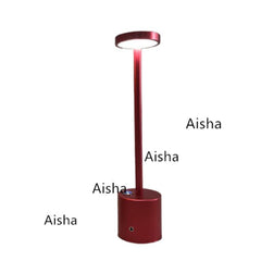 Industrial Style Brushed Nickel Table Lamp