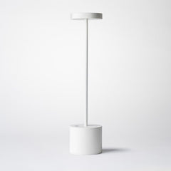 Industrial Style Brushed Nickel Table Lamp