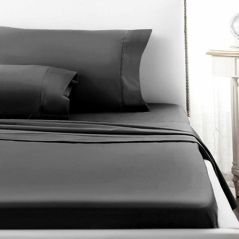 1800 Thread Count Sheets - Dark Grey
