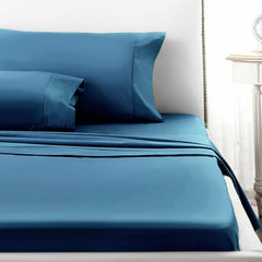 1800 Thread Count Sheets - Sea Blue