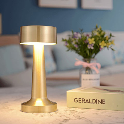 LED Standing Metal Table Lamp with Touch Dimming Sensor