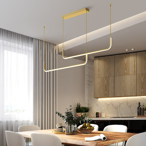 Minimalist LED Hanging Bar Light