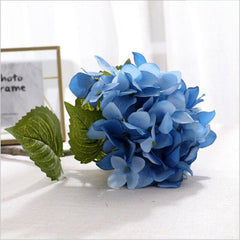 Moisturizing Feel Hydrangea Artificial Flower European-Style High-End Flower Artificial Flower Dining Table Floriculture Flower