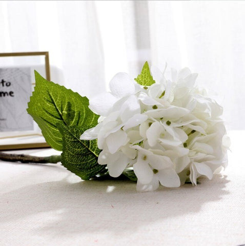 Moisturizing Feel Hydrangea Artificial Flower European-Style High-End Flower Artificial Flower Dining Table Floriculture Flower