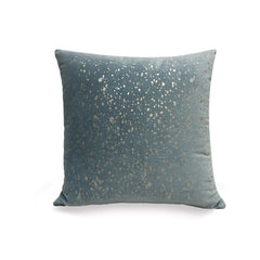 Silver Glitter Speck Throw Pillow Cushion Cover