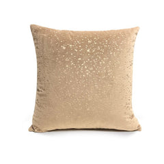 Silver Glitter Speck Throw Pillow Cushion Cover