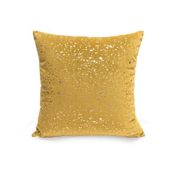 Silver Glitter Speck Throw Pillow Cushion Cover
