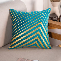 Bronze Accented Throw Pillow Covers