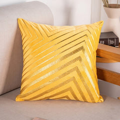 Bronze Accented Throw Pillow Covers