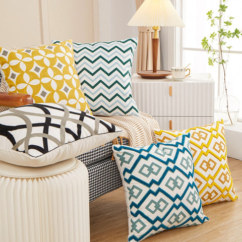 Nordic Pattern Throw Pillow Cushion Cover
