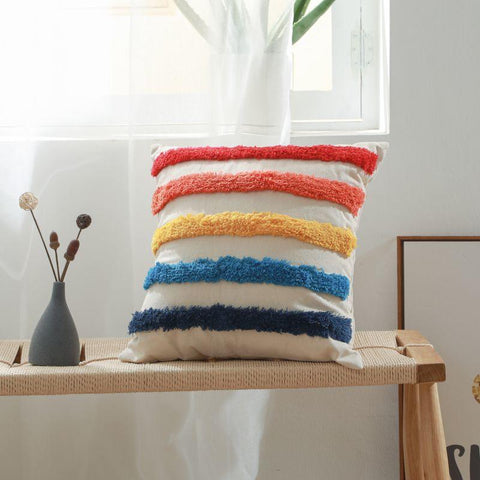 Boho Macrame Throw Pillow Cushion Covers