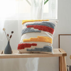 Boho Macrame Throw Pillow Cushion Covers