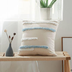 Boho Macrame Throw Pillow Cushion Covers