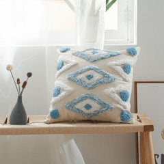 Boho Macrame Throw Pillow Cushion Covers