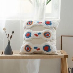 Boho Macrame Throw Pillow Cushion Covers