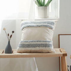 Boho Macrame Throw Pillow Cushion Covers