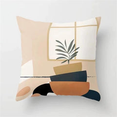 Abstract Throw Pillow Cushion Covers