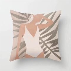 Abstract Throw Pillow Cushion Covers