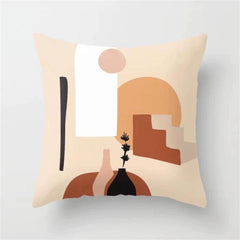 Abstract Throw Pillow Cushion Covers