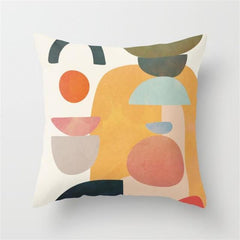 Abstract Throw Pillow Cushion Covers