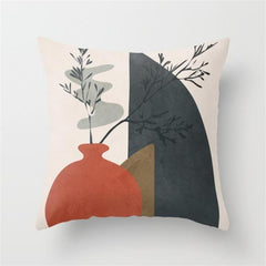Abstract Throw Pillow Cushion Covers
