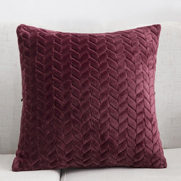 Subtle Leave Pattern Throw Pillow Cushion Covers