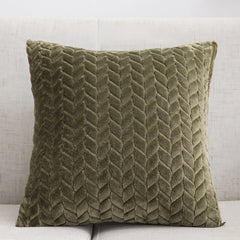 Subtle Leave Pattern Throw Pillow Cushion Covers