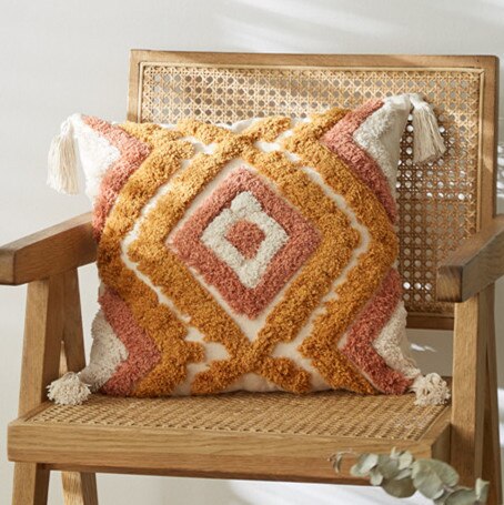 Moroccan Style Throw Pillow Cover
